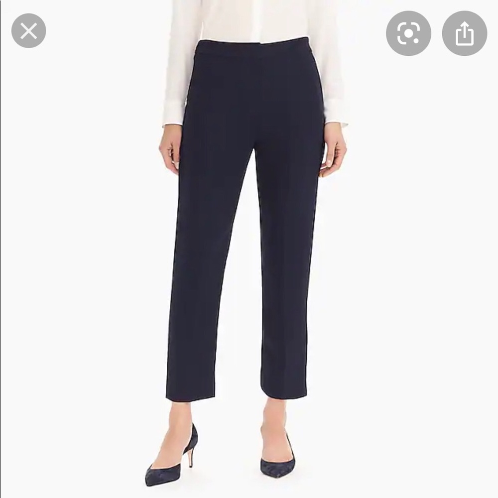 J Crew Easy Pant in Matte Crêpe